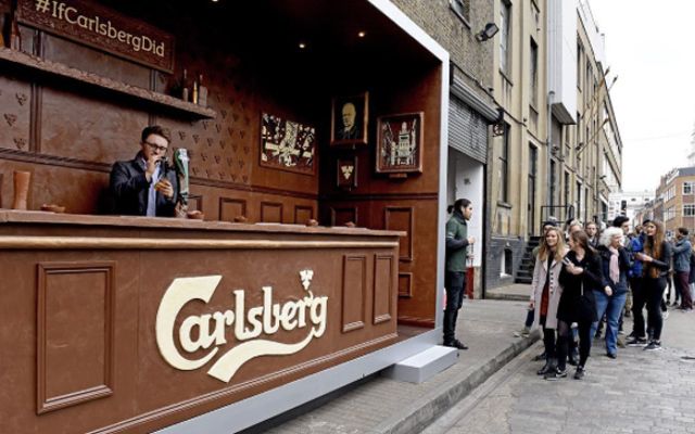 Carlsberg creates a chocolate bar for Easter