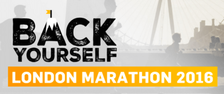 back yourself London marathon 2016