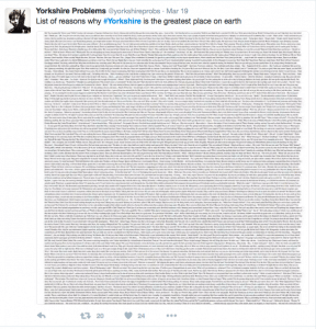 yorkshire problems tweet