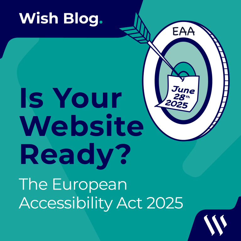 Infographic displaying a target board with a dart pinning a post it of the EAA deadline date
